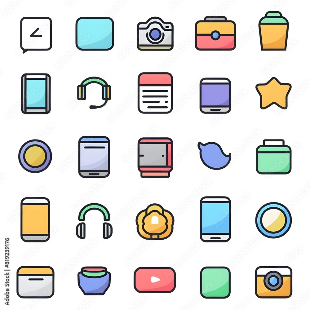 icons for web and mobile applications icons for web and mobile applications