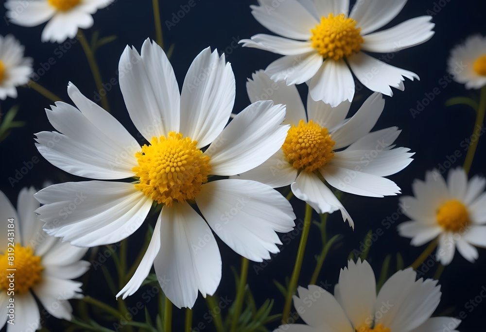 Obraz premium Coreopsis flower closeup Realistic Light understand sun light significantly summer season flower concept