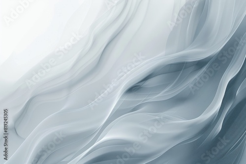 Abstract Blue Gray Gradient Background with White Accents