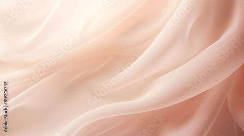 Texture fabric material in trendy color of the year peach fuzz
