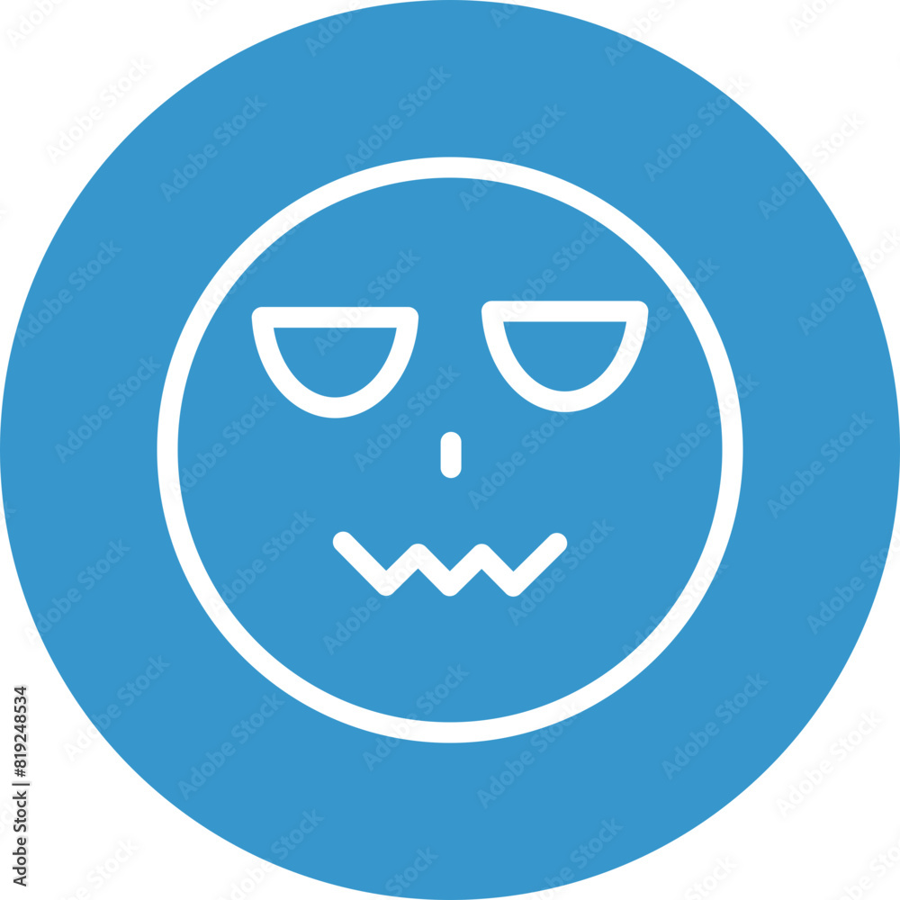 emoji sad Flat Icon Design emoji sad Flat Icon Design