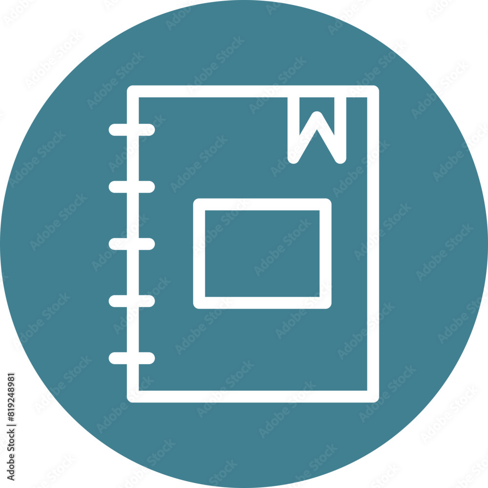 Diary Flat Icon Design Diary Flat Icon Design