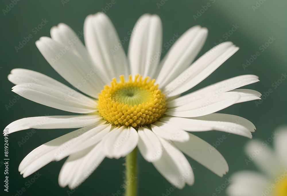 Fototapeta premium Daisies flower closeup Realistic Light understand sun light significantly summer season flower concept