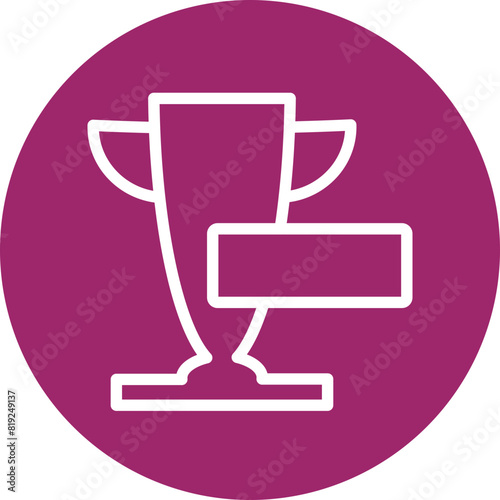 SERP Ranking Line White Circles Multi Colors Icon Design