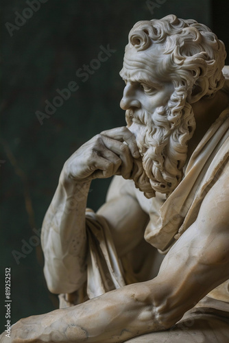 Philosopher statue