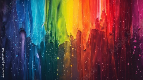 Wallpapers that show a mix of rainbow colors in the form of brushstrokes or paint splashes. It gives off a feeling of art