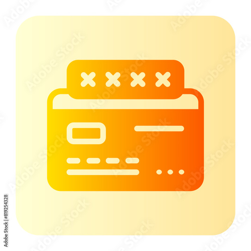 password gradient icon