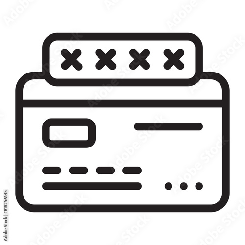 password line icon