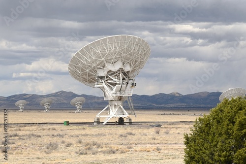 radio telescope on the ground