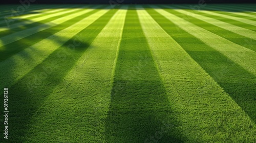 Texture Grass. Manicured Sports Field with Green Grass Background
