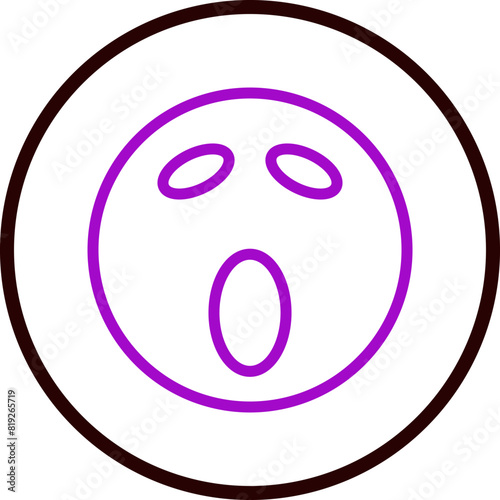 emoji shout Flat Icon Design
