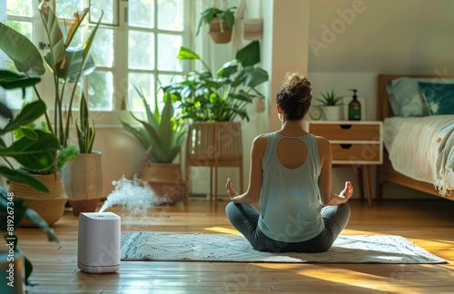 Woman Holding Shopping Bags and Cell Phone