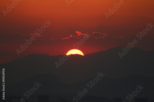 Sunset at Níteroi, in Rio de janeiro 