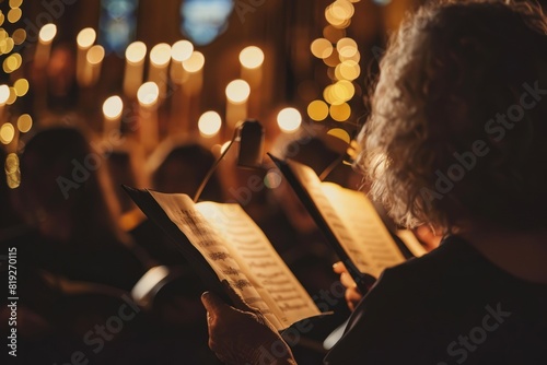 Community Choir singing together 