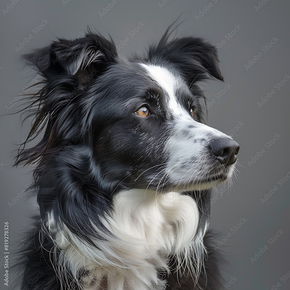 border collie portrait