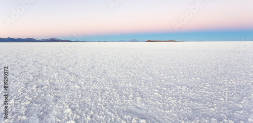 Landscape view of salar of Uyuni