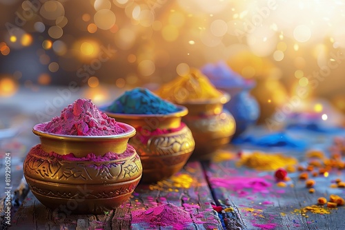 Colorful Holi Festival Celebrations in Stock Videos
