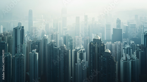 Illustration of the city with its buildings © pro click