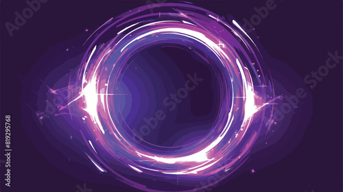 Vector Glow of circular round element abstract radi
