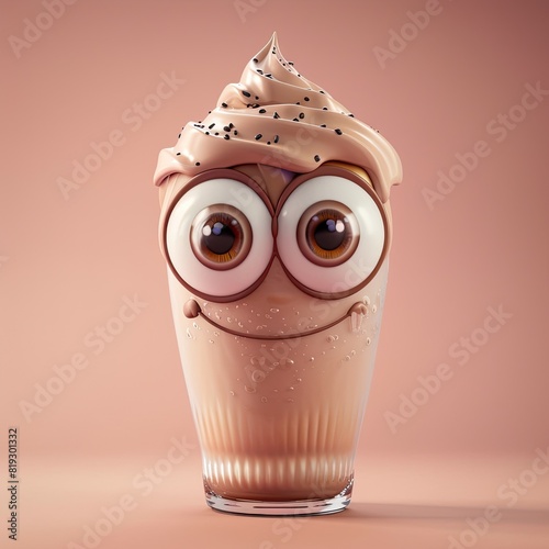 Cute Cartoon Chocolate Shak...