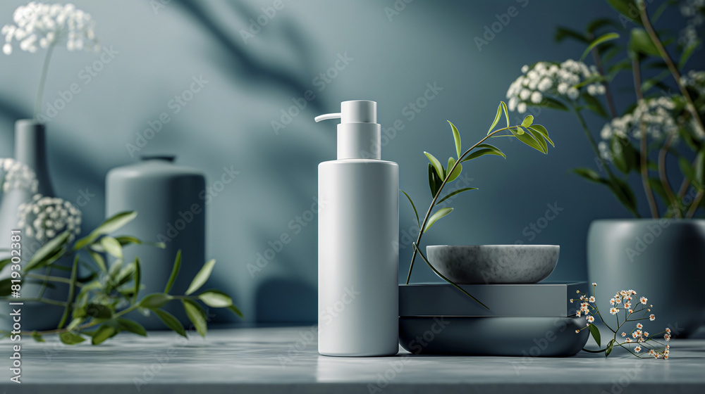 Product Photo Advertisement with Bathroom Essentials