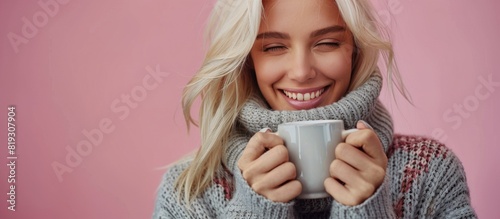 Woman Holding Cup of Coffee
