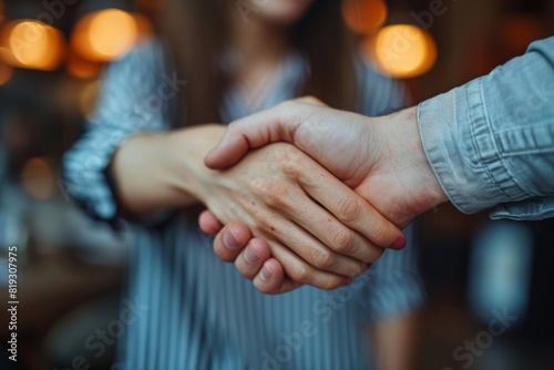 Women Shaking Hands