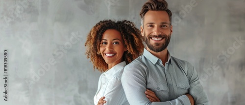 Man and Woman Posing for a Photo