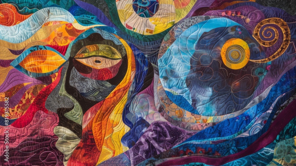 Envision a tapestry of interconnected souls, each represented by a unique, vibrant thread weaving through the fabric of existence