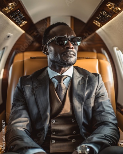 black business on private plane © Spyrydon