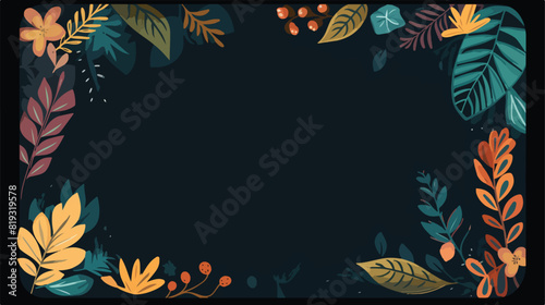 Vector template of a paper sheet poster picture fra photo