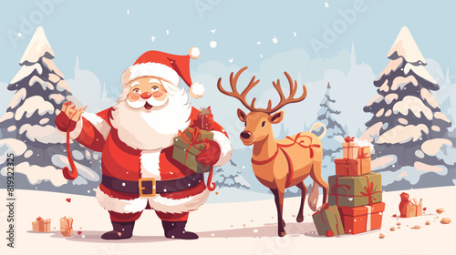 Vector xmas greeting cards posters design with chee