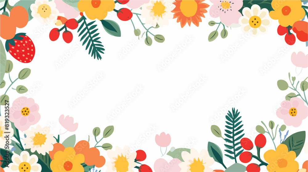 Vertical backdrop card or poster template decorated