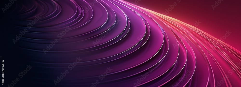 Fototapeta premium Purple and Black Background With Spiral Pattern