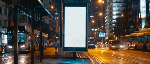 mocap of the City billboard at night photo