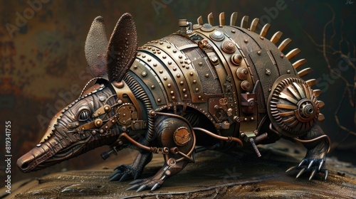  Steampunk Armadillo. photo