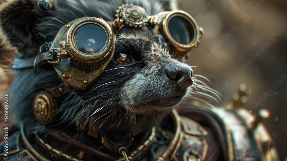 Fototapeta premium Steampunk Binturong
