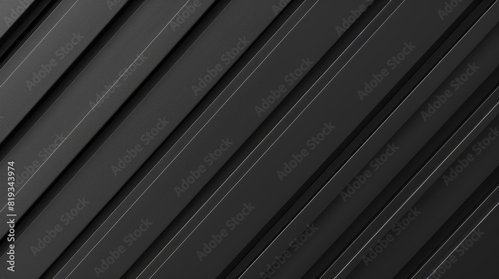 Obraz premium Sleek Black Lines Forming an Abstract Pattern