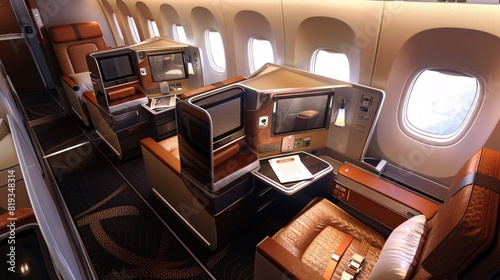 first class aircraft interior