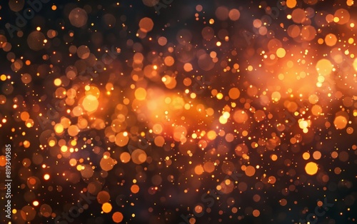 Fiery orange sparks scattered across a dark background.