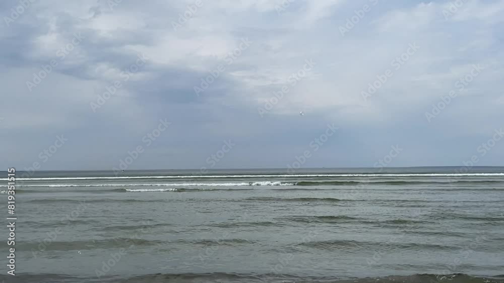 choppy baltic sea on a cloudy day choppy baltic sea on a cloudy day