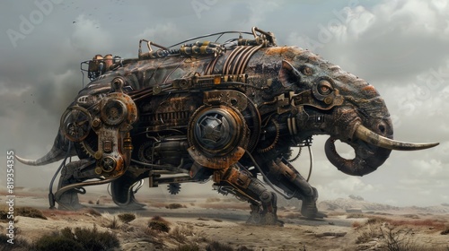  Steampunk Daeodon.