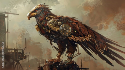  Steampunk Eagle