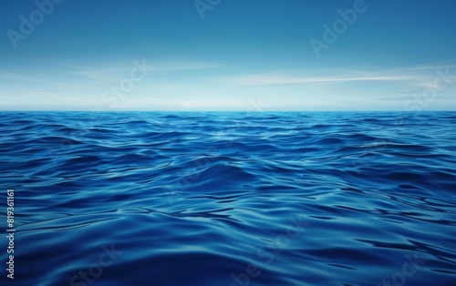 Textured deep blue ocean water rippling gently.