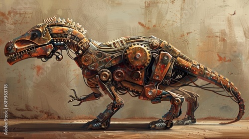 Steampunk Muttaburrasaurus photo