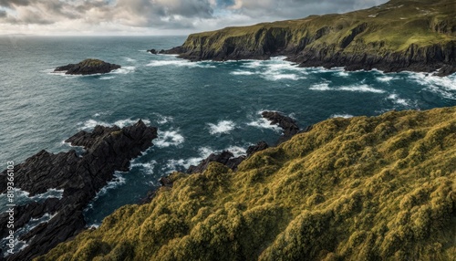 Traumhafte cinematische irische Landschaft 