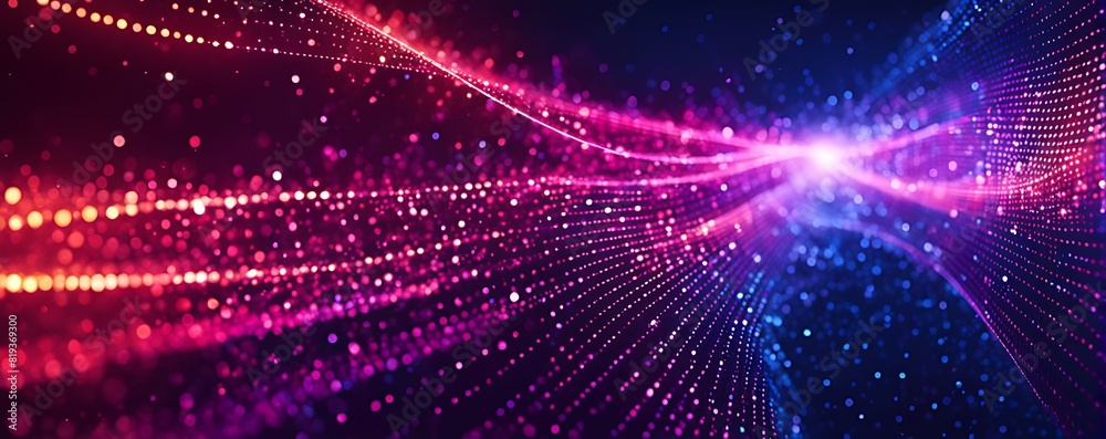 Naklejka premium Advanced Digital Background for Technological Operations: AI, Neural Networks, Data Transmission, and Scientific Research