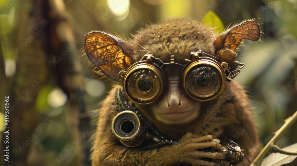 Steampunk Tarsier. Steampunk Tarsier.