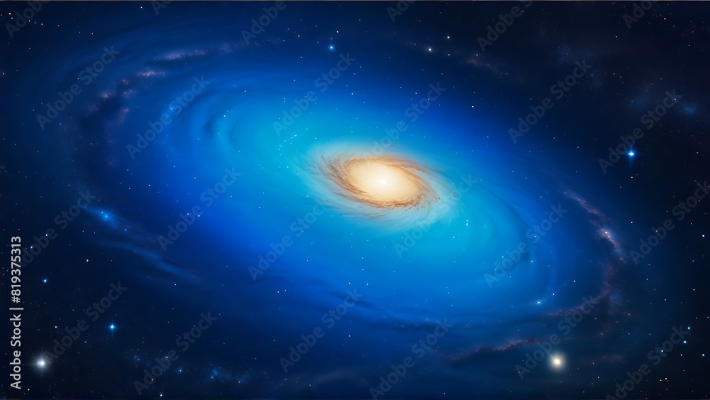 Galactic Beauty: A Celestial Halo of Twinkling Stars