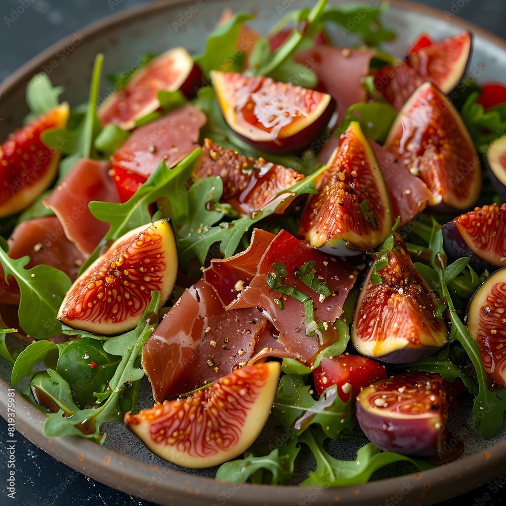 Prosciutto and fig salad fresh salad with prosciutto and ripe figs Prosciutto and fig salad fresh salad with prosciutto and ripe figs